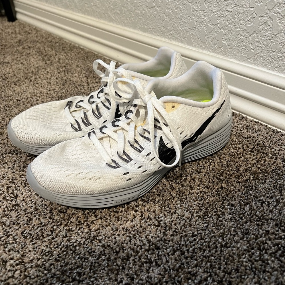 Nike White and Black Athletic Shoes